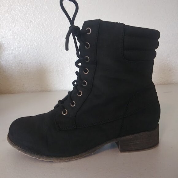 Jellypop women's size 6M black lace up Booties - Picture 6 of 16
